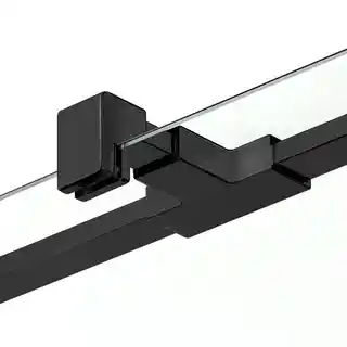 New Trendy New Soleo Black kabina prysznicowa prostokątna 80x90x195 cm szkło 6 mm wspornik równoległy przejrzyste D-0230A/D-0115B-WP