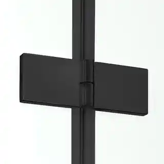 New Trendy New Soleo Black kabina prysznicowa prostokątna 90x80x195 cm prawa szkło przejrzyste D-0239A D-0114B