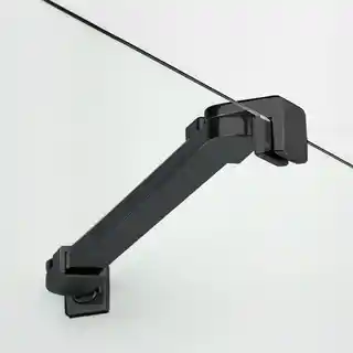 New Trendy New Soleo Black kabina prysznicowa kwadratowa 90x90x195 cm prawa, wspornik skośny, przejrzyste szkło D-0285A D-0121B