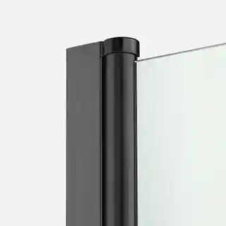 New Trendy New Soleo Black 90x90x195 cm kabina kwadratowa wspornik równoległy przejrzyste D-0231A/D-0115B-WP