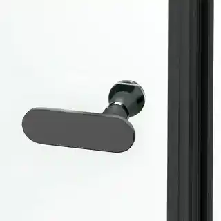 New Trendy New Soleo Black kabina prysznicowa kwadratowa 80x80x195cm szkło przejrzyste D-0230A