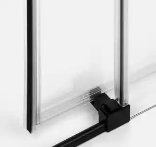 New Trendy Prime Black kabina prysznicowa prostokątna 100x90x200 cm prawa szkło przejrzyste D-0317A D-0129B