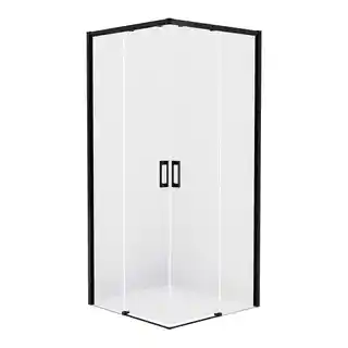 New Trendy Prime Black kabina prostokątna 110x90x200 cm przejrzyste D-0318A/D-0315A