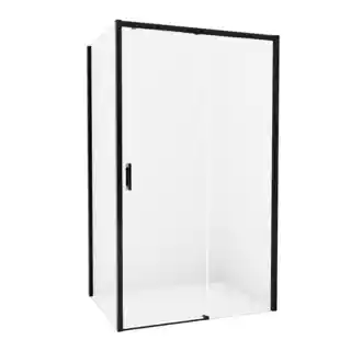 New Trendy Prime Black kabina prysznicowa prostokątna 130x70x200 cm prawa szkło przejrzyste D-0323A/D-0127B