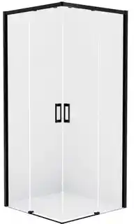 New Trendy Prime Black kabina prysznicowa prostokątna 90x100x200 cm szkło przejrzyste D-0314A D-0317A