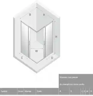 New Trendy Prime kabina prysznicowa prostokątna 70x100x200 cm szkło przejrzyste profile chrom D-0348A/D-0299A