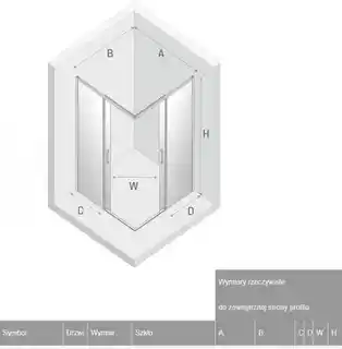 New Trendy Prime kabina prysznicowa prostokątna 80x90x200 cm szkło przejrzyste aluminiowa D-0294A D-0297A
