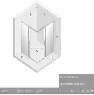 New Trendy Prime kabina prysznicowa prostokątna 90x120x200 cm szkło przejrzyste profile chrom D-0296A/D-0303A