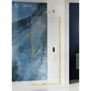 New Trendy Smart Light Gold rozsuwana ścianka prysznicowa walk in 110 cm EXK-4296