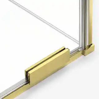 New Trendy Smart Light Gold złota kabina prysznicowa prostokątna 120x80 cm szkło 8 mm drzwi i ścianka boczna L/P wys 200 cm EXK-6702