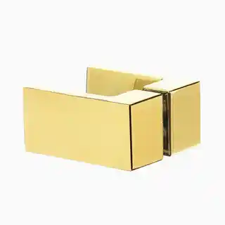New Trendy Zlota kabina pięciokątna 80x80 lewa EXK-3840 Avexa Gold Shine