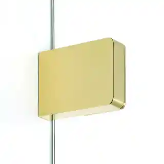 New Trendy Eventa Gold Shine kabina prysznicowa prostokątna 100x120x200 cm lewa szkło przejrzyste złoty połysk EXK-4706