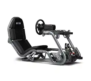 Next Level Racing NLR-R002 F-GT Pro Formula And Gt Racing Simulator Cockpit Grey Edition Wyścigowy do 150kg Skóra ECO Fotel wyścigowy
