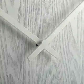 Nextime Zegar biały Wood Wood Big 3095 WI