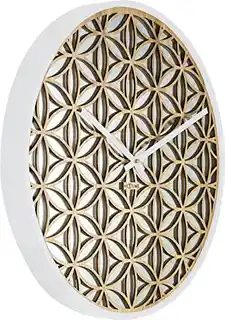 Nextime Zegar ścienny Bella Mirror biały, 3194 WI