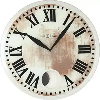 Nextime Zegar ścienny Romana biały 8162