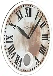 Nextime Zegar ścienny Romana biały 8162