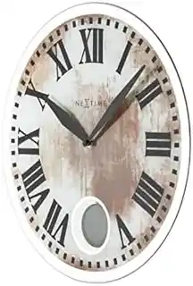 Nextime Zegar ścienny Romana biały 8162