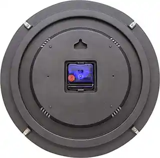 Nextime Zegar ścienny czarny Basic Dome 3157 zwieszany, minimalistyczny, nowoczesny