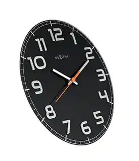 Nextime Zegar ścienny Classy czarny 8817ZW