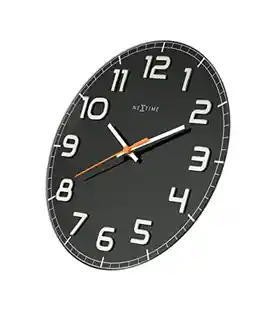 Nextime Zegar ścienny Classy czarny 8817ZW