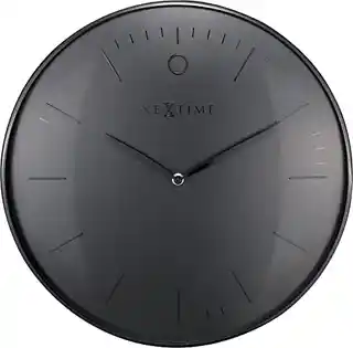 Nextime Zegar ścienny czarny Glamour 3235 ZW