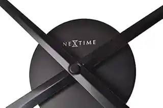 Nextime Zegar ścienny Mini Hands czarny 3074ZW, minimalistyczny design, precyzyjne wskazówki, kolekcja Science