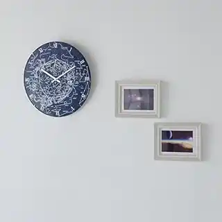 Nextime Zegar ścienny Droga Mleczna fluorescencyjny Dome 3165