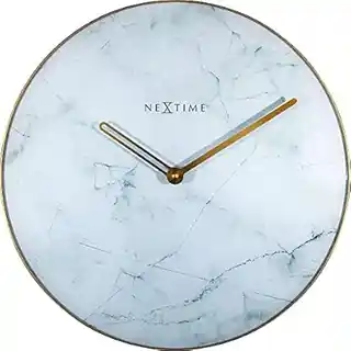 Nextime Zegar ścienny Marble jasny, 8189 WI