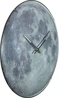 Nextime Zegar ścienny Księżyc fluorescencyjny Moon Dome 3164