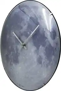 Nextime Zegar ścienny Księżyc fluorescencyjny Moon Dome 3164