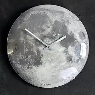 Nextime Zegar ścienny Księżyc fluorescencyjny Moon Dome 3164