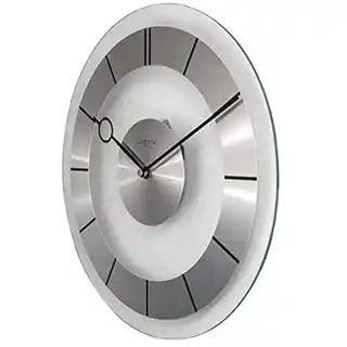 Nextime Zegar ścienny Retro NT2790, drewniana ramka, analogowy, styl vintage, 30 cm, czarny, mechanizm kwarcowy