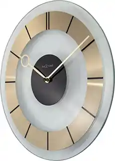 Nextime Zegar ścienny Retro złoty 2790GO