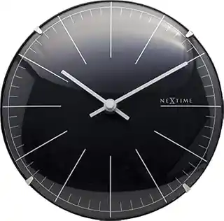 Nextime Zegar stojący czarny Big Stripe Mini Dome 3506ZW