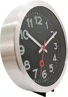 Nextime Zegar stojący z cyframi czarny 19 cm Station 3998ARZW