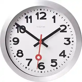 Nextime Zegar ścienny z cyframi 19 cm Station 3998AR