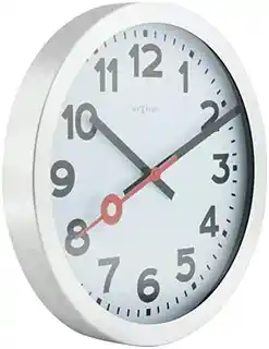 Nextime Zegar ścienny z cyframi 19 cm Station 3998AR