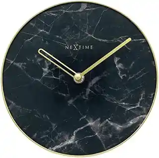 Nextime Zegar stojący czarny marble 5222ZW