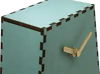 Nextime Zegar stojący Rocky turkusowy 5207 TQ