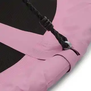 Nils Camp huśtawka NB5031 czarno-różowa, średnica 100 cm, dla dzieci