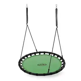Nils Camp huśtawka NB5036, zielony, gniazdo, średnica 120 cm, dla dzieci