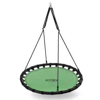 Nils Camp huśtawka NB5036, zielony, gniazdo, średnica 120 cm, dla dzieci