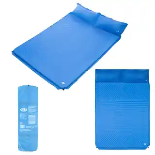 Nils Camp mata samopompująca NC4060, niebieska, dwuosobowa, 130 cm