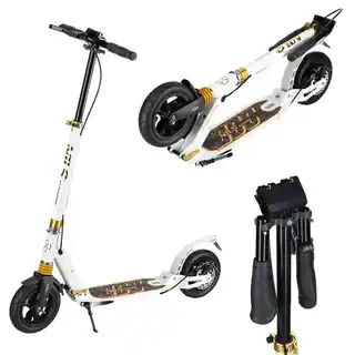 Nils Extreme Hulajnoga Z Hamulcem Tarczowym HM209T White-gold