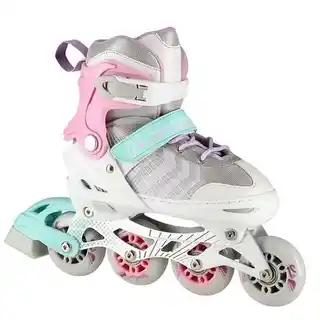 Nils Extreme Rolki 2w1 NH18192 white/pink 39-43