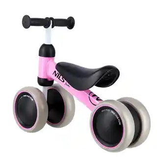 Nils Fun Rowerek biegowy RB002 Różowy