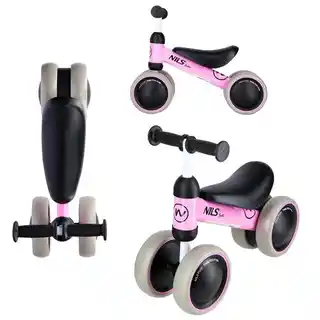 Nils Fun Rowerek biegowy RB002 Różowy