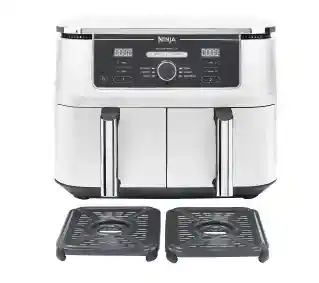 NINJA Frytkownica beztłuszczowa Airfryer Foodi AF400EUWH 2470W 9,5l Dwa kosze