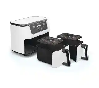 NINJA Frytkownica beztłuszczowa Airfryer Foodi AF400EUWH 2470W 9,5l Dwa kosze